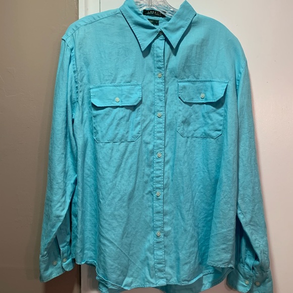 Ralph Lauren 100% Linen Shirt - Picture 1 of 3
